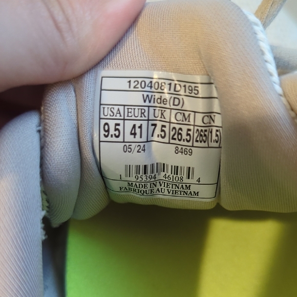 Women's Brooks Glycerin 21 Wide Coconut/Aqua/Autumn Sunset size 9.5 - Picture 5 of 9